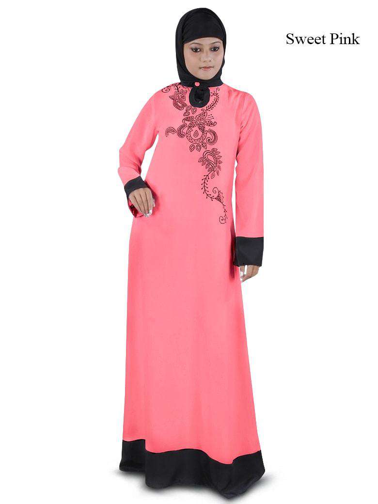 Ibtisam Abaya Sweet Pink