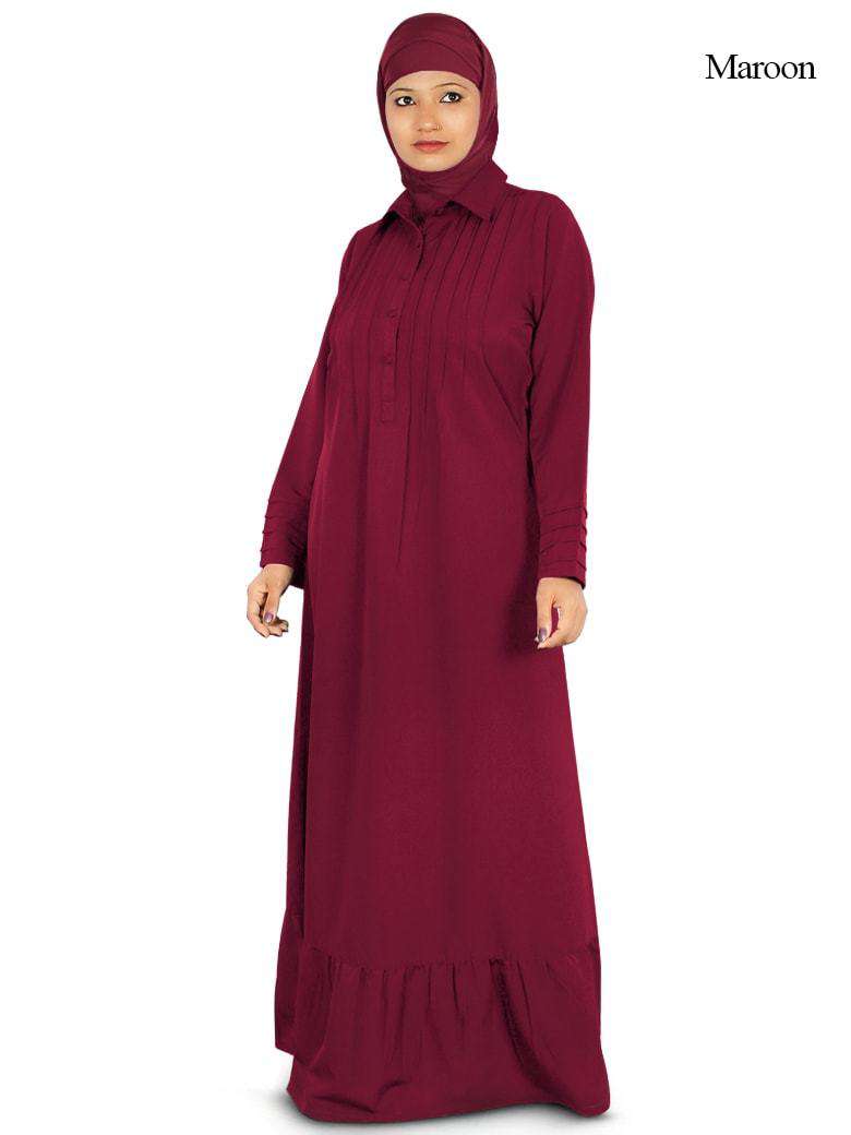 Minnah Abaya Maroon