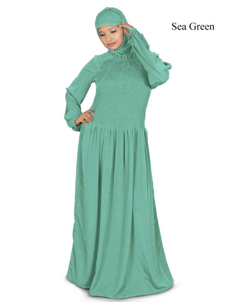 Anika Abaya Sea Green