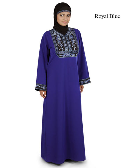 Adeena Abaya Royal Blue