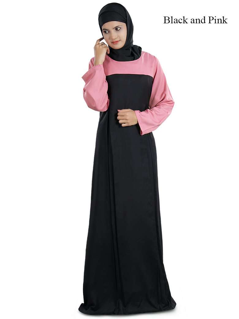 Eliza Abaya Black & Pink