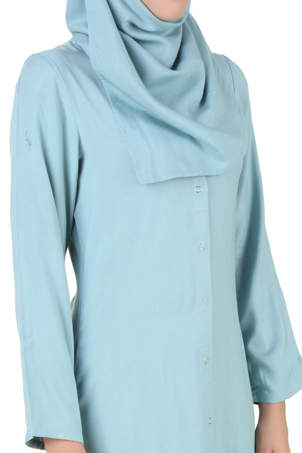 Afsana Sky Blue Rayon Abaya Design