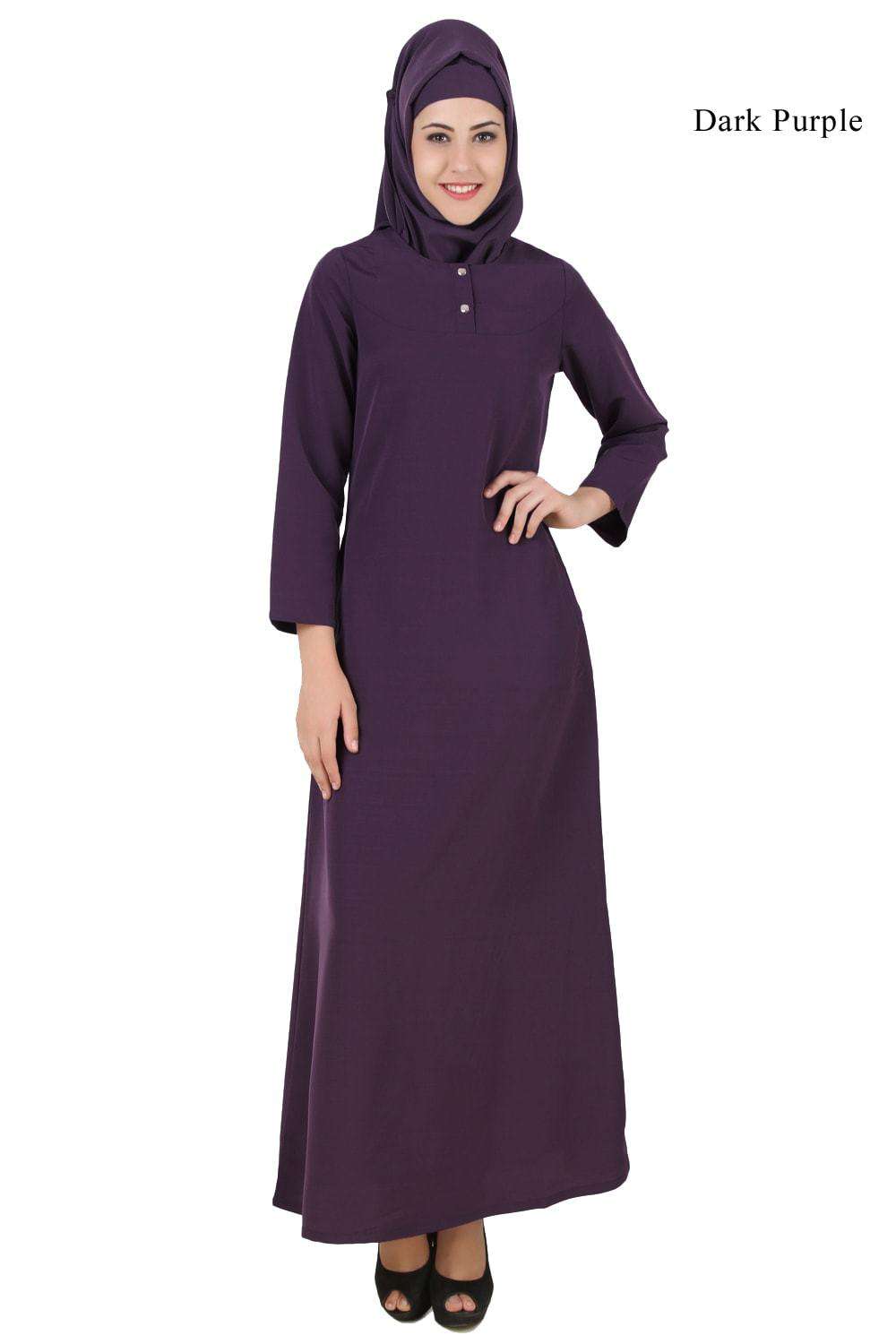 Natasha Abaya Dark Purple