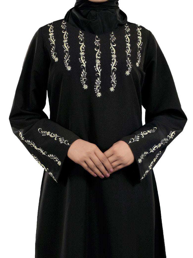 Ranya Black Abaya