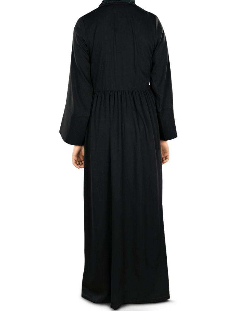 Sumlina Hand Embroidered Black Abaya
