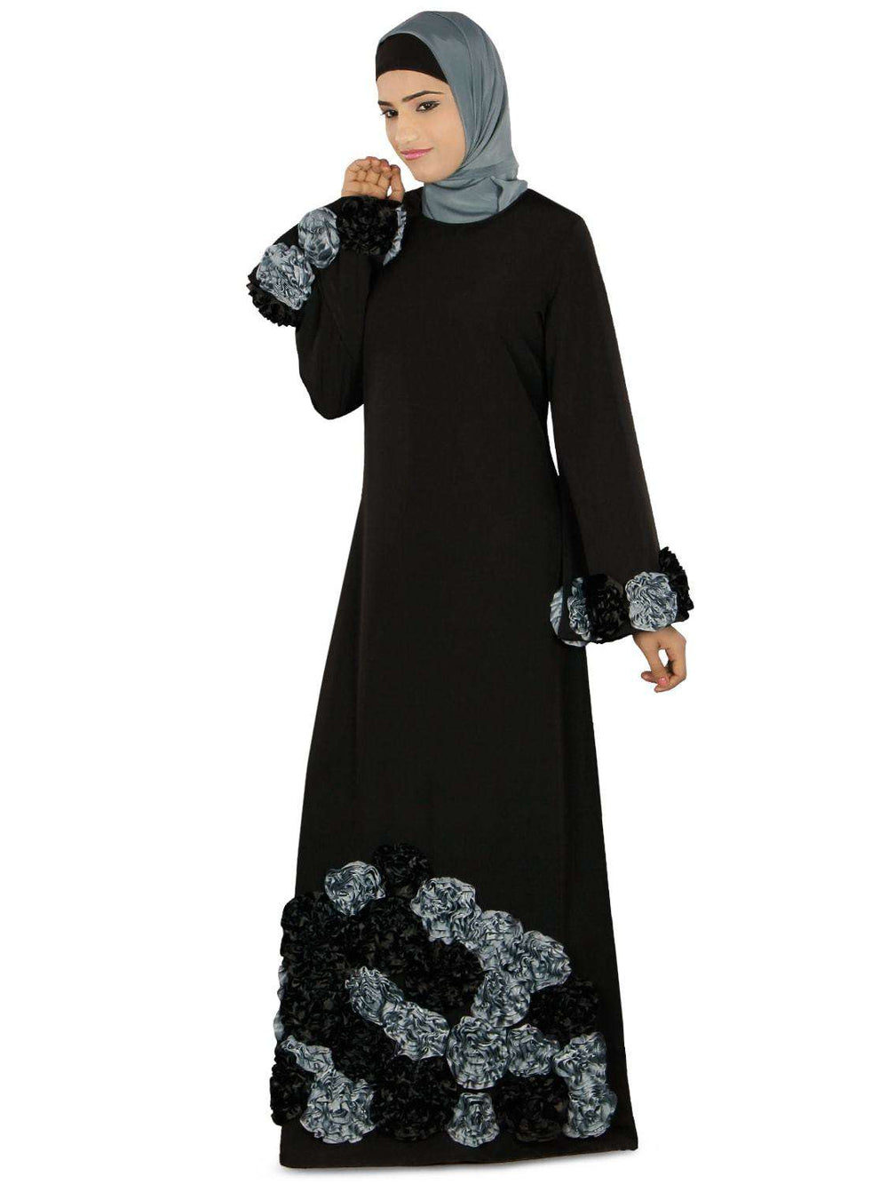 Salma Heavy Embroidered Party Abaya