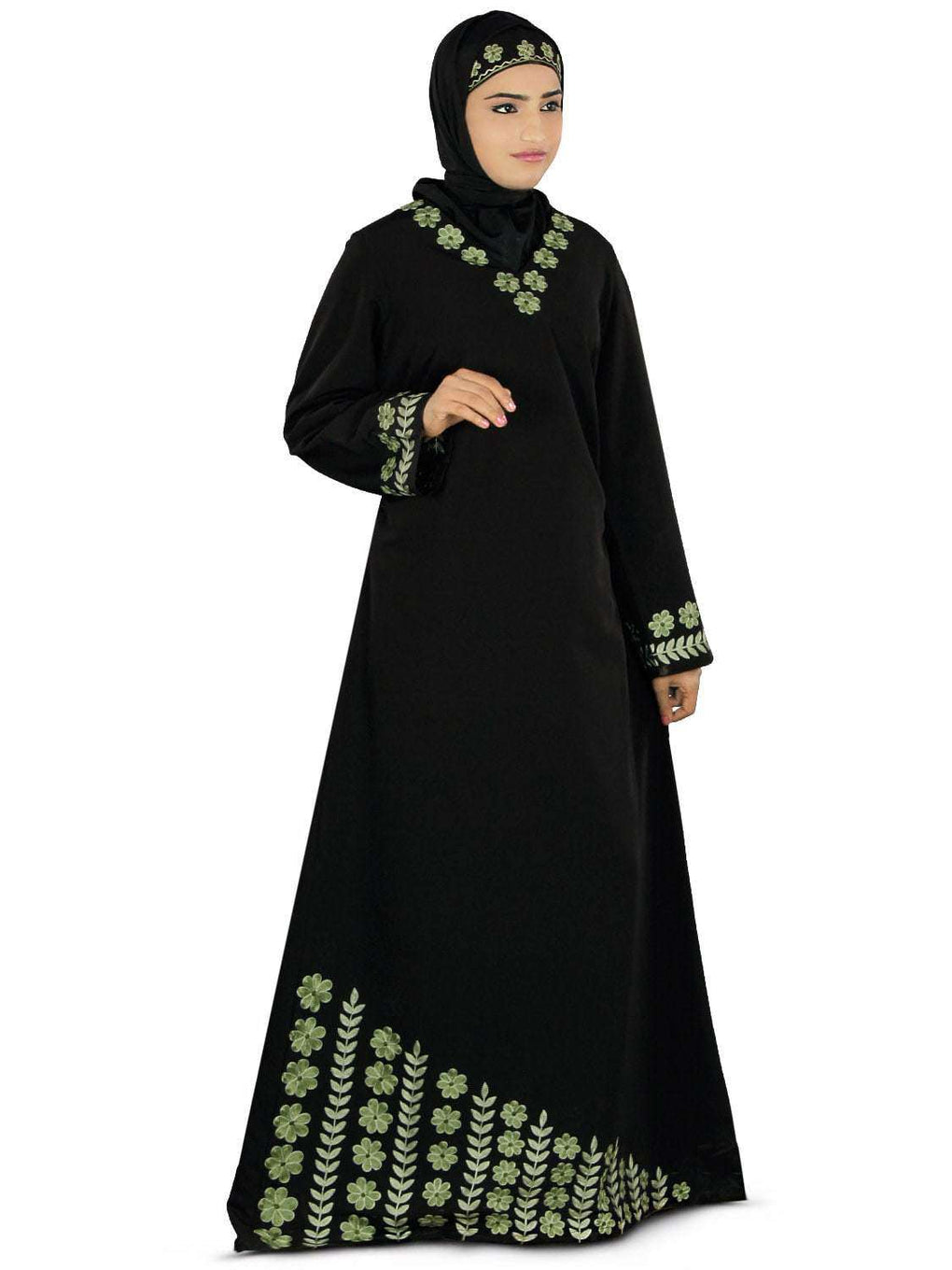 Seerat Black Abaya