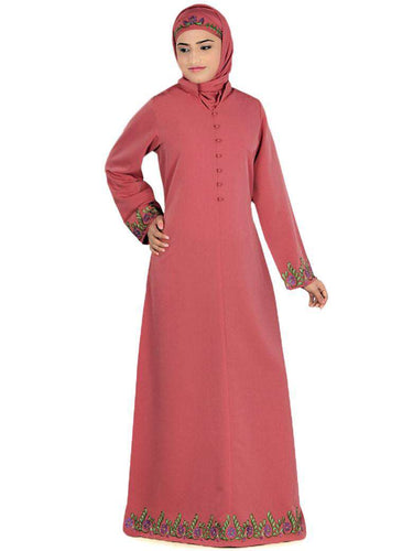 Zoya Dusty Pink Abaya