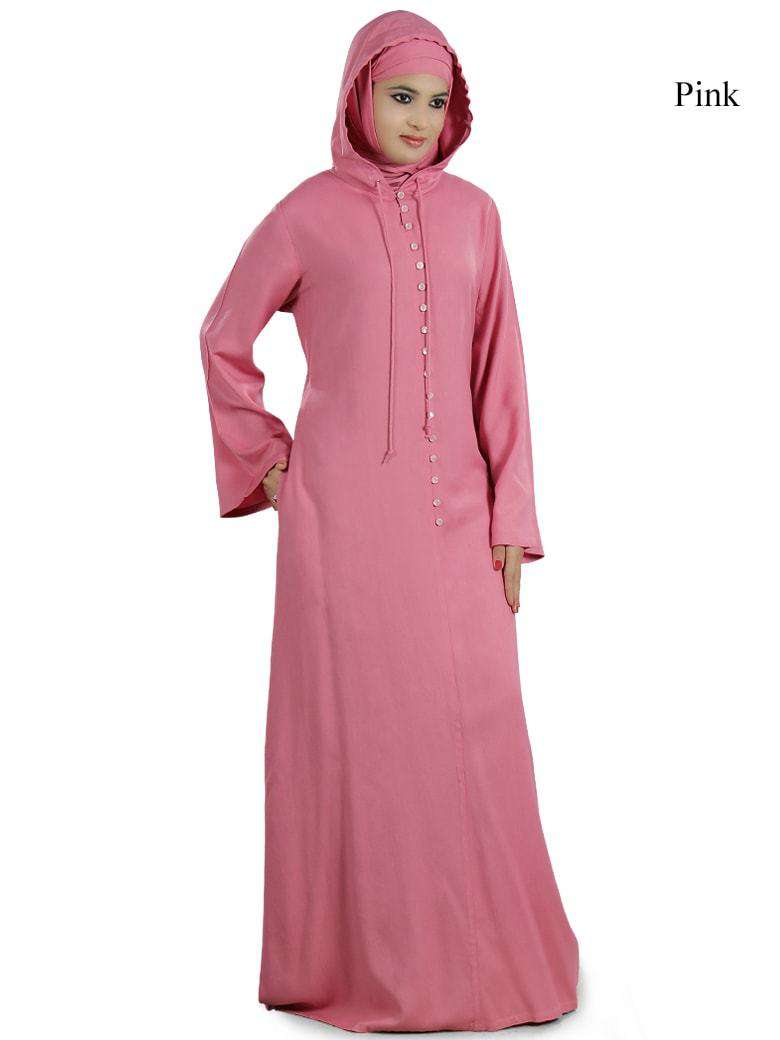 Lana Pink Moroccan Abaya Pink