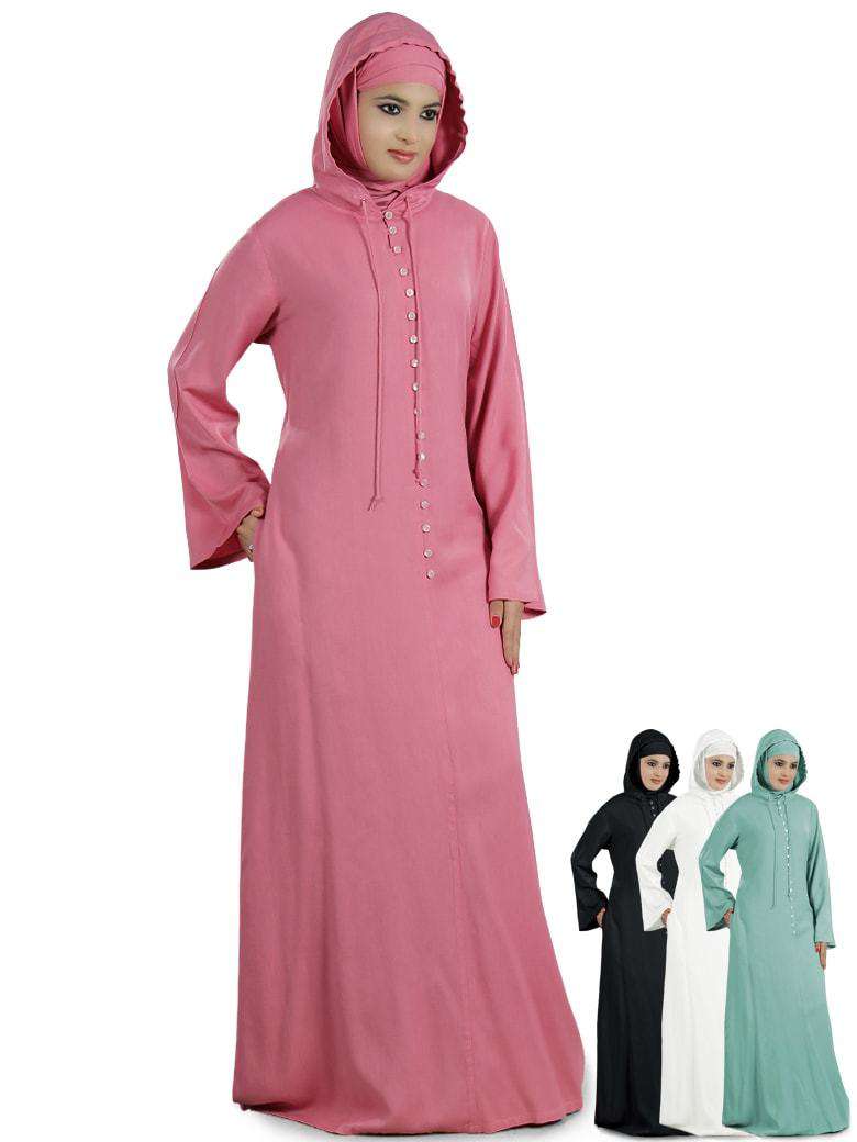 Lana Pink Moroccan Abaya