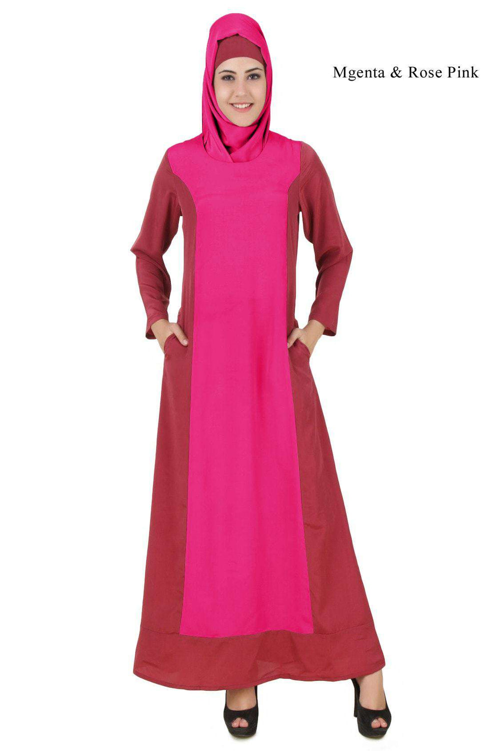 Arshi Slim Look Magenta & Rose Pink
