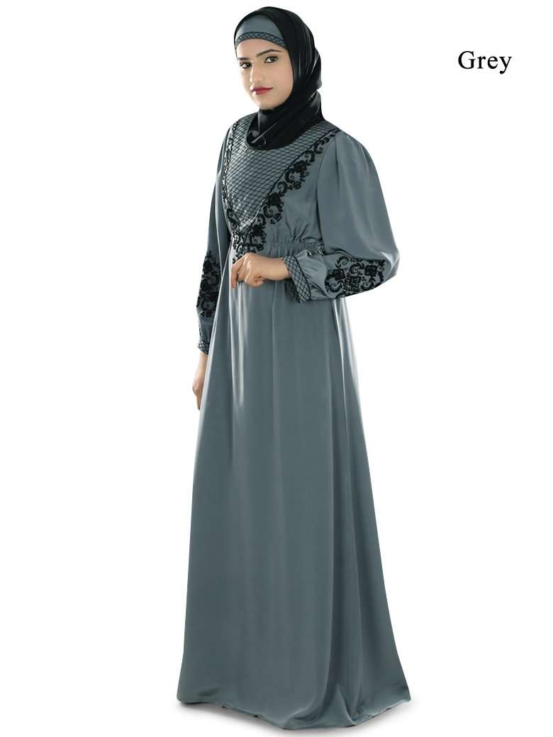 Shadan Grey Abaya