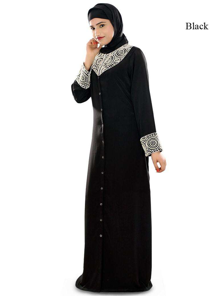 Iqra Black Burqa Black