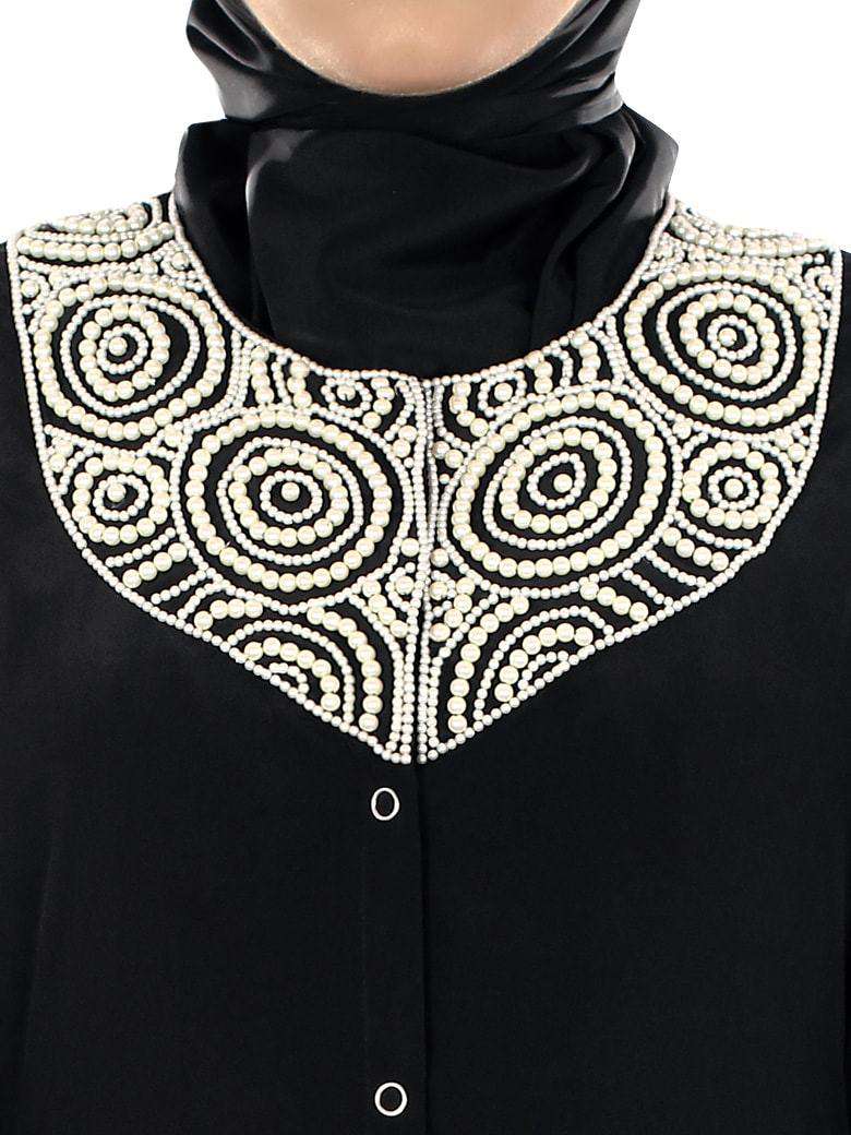 Iqra Black Burqa Design