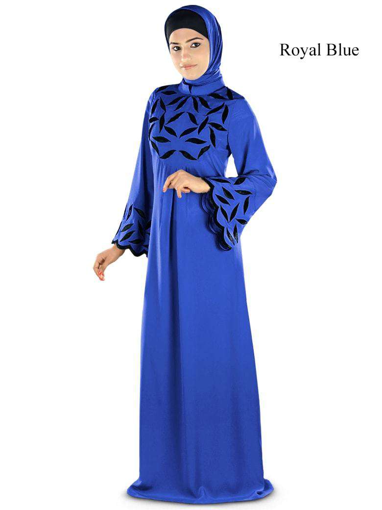 Mahreen Abaya Royal Blue