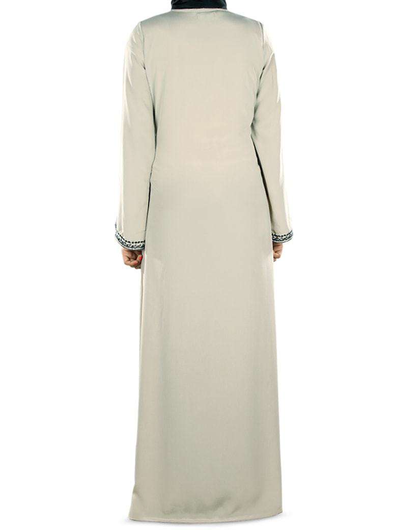 Nuha Elegant Embroidered Abaya Back