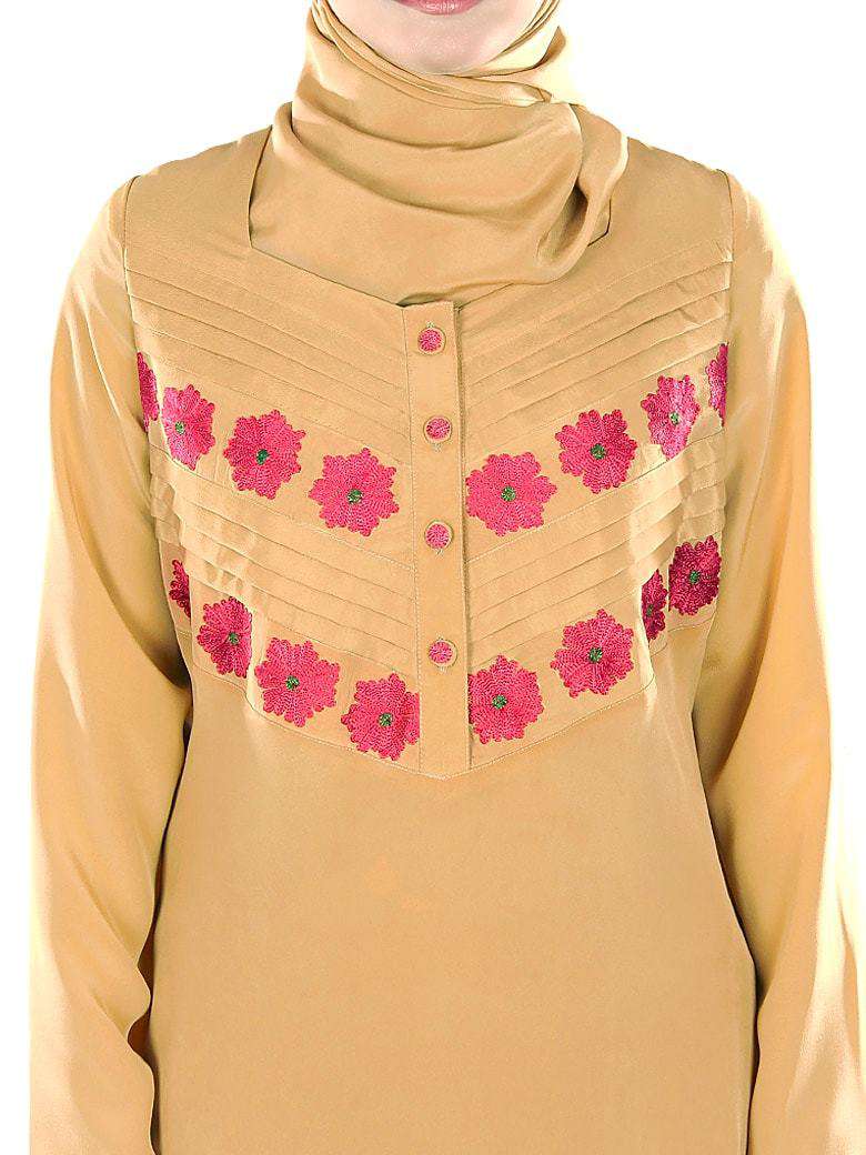 Neeshad Abaya Front Embroidery