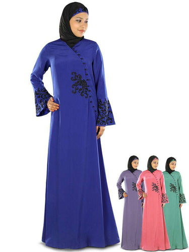 Shanum Blue Islamic Abaya