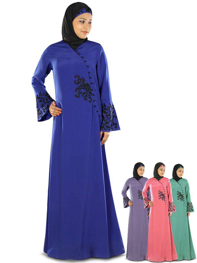 Shanum Blue Islamic Abaya