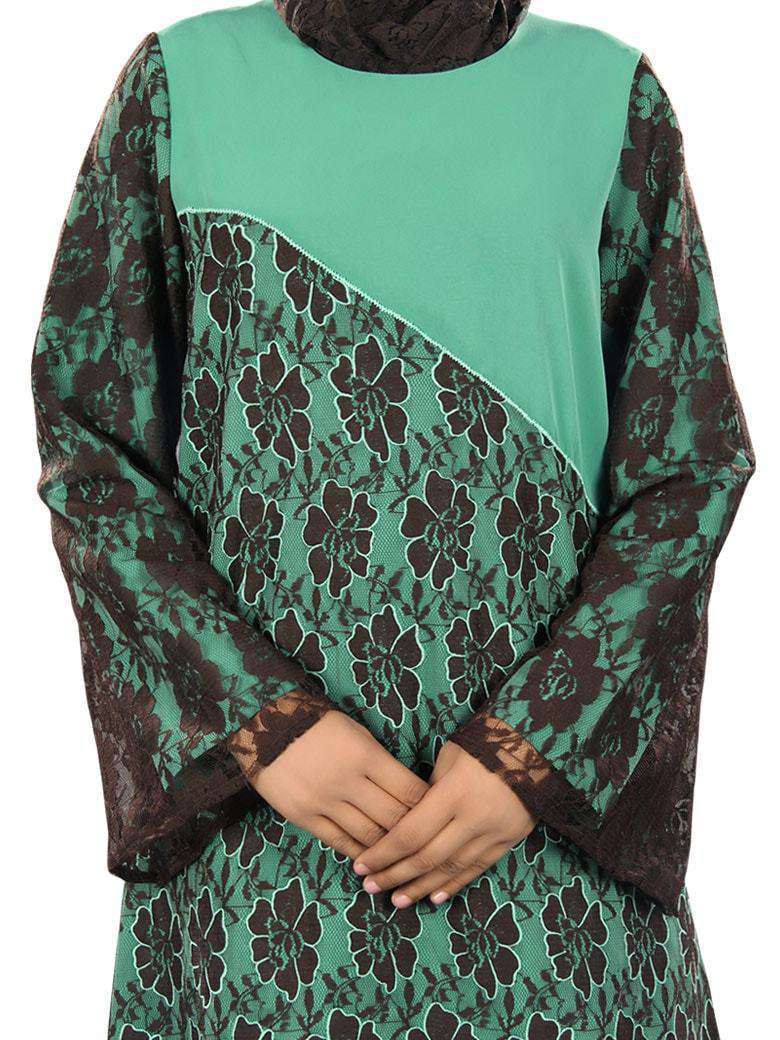 Noureen Abaya Front Design