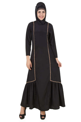 Fathima Black Nida Abaya