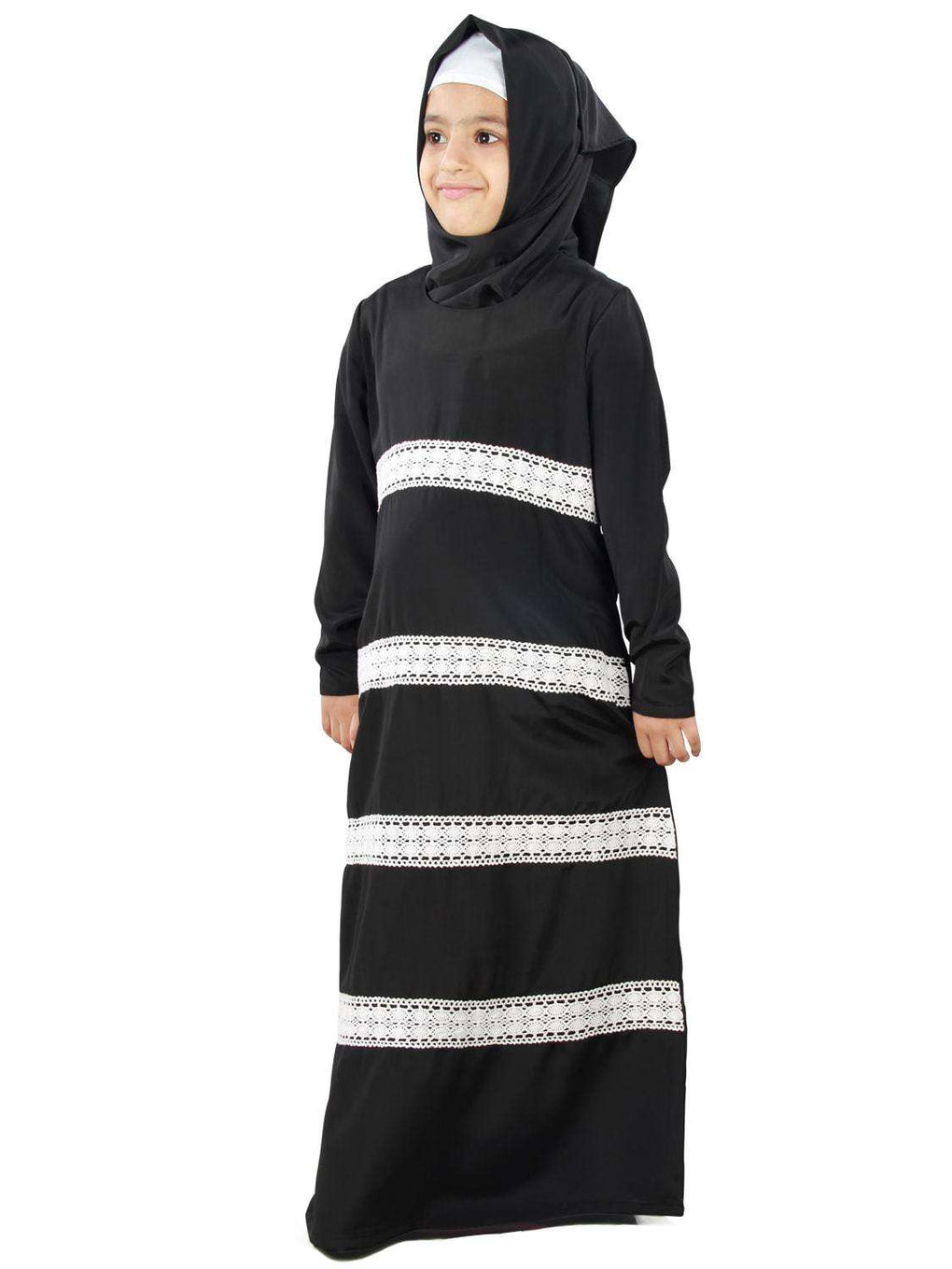 Fara Black Nida Kid's Abaya