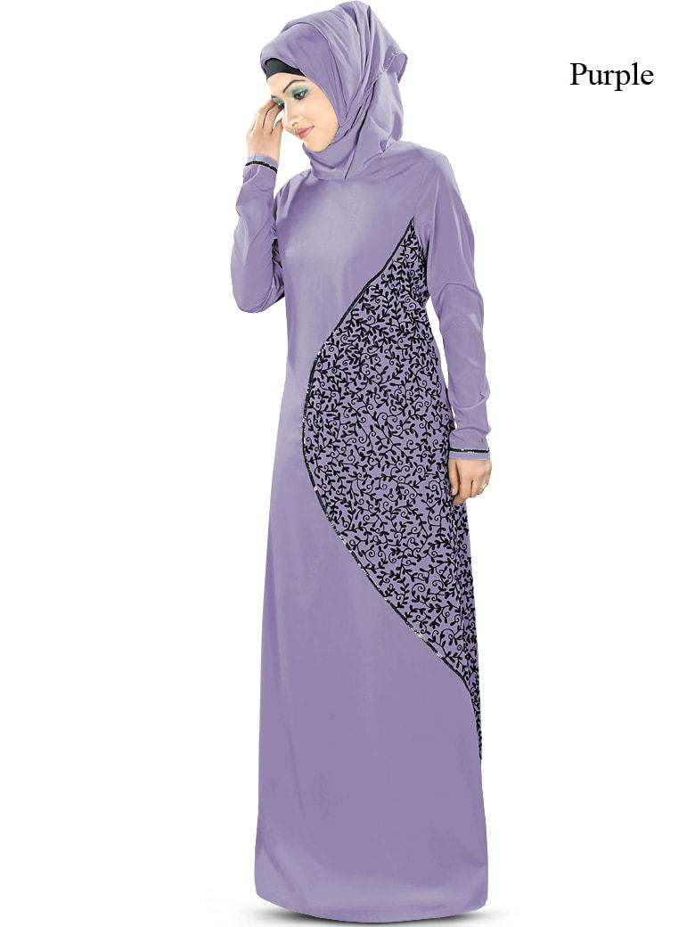 Hena Abaya Purple
