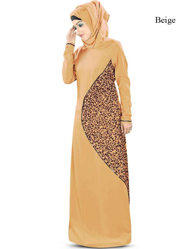 Hena Abaya Beige