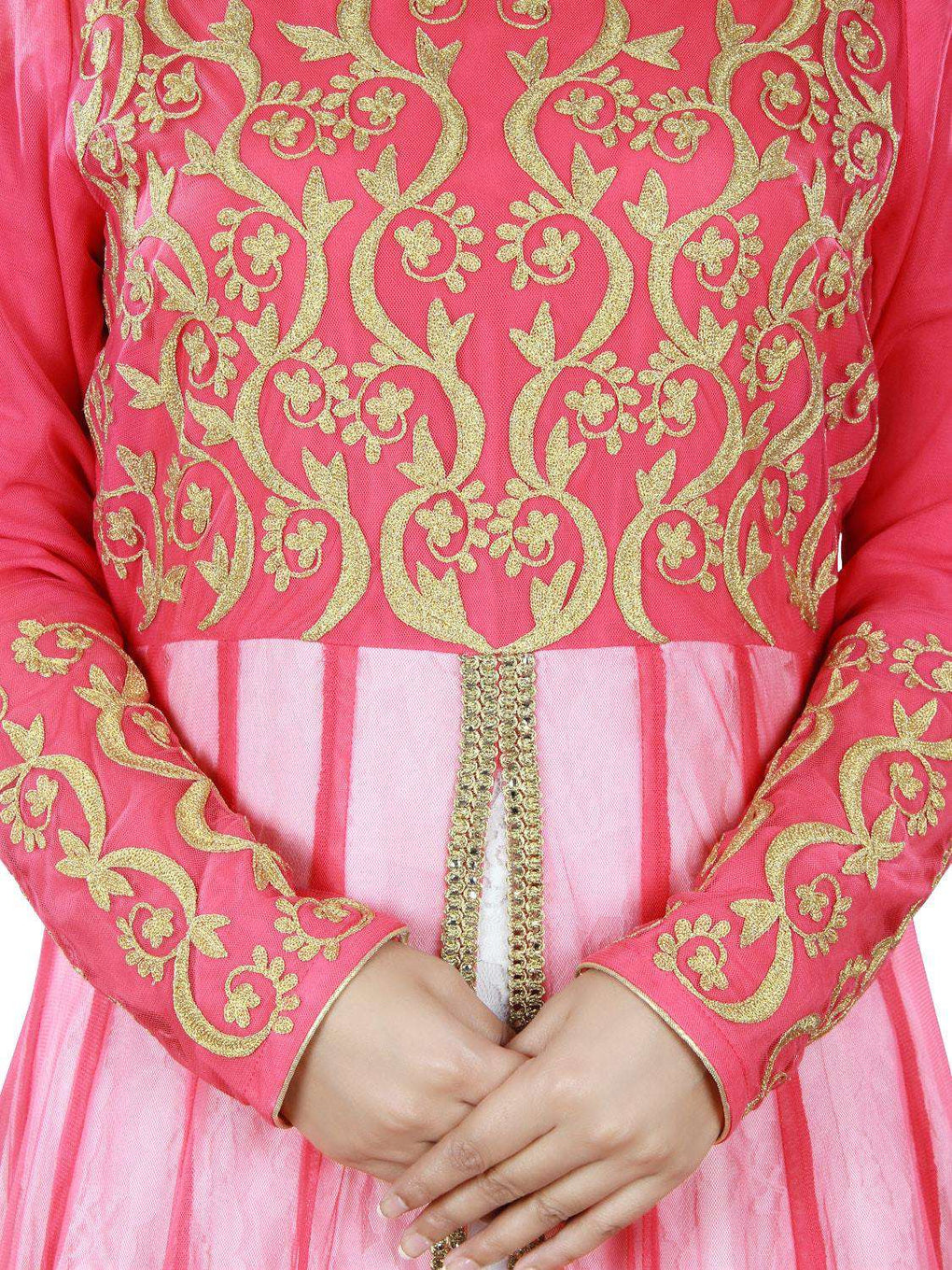 Mehjabeen Wedding Abaya Front Design