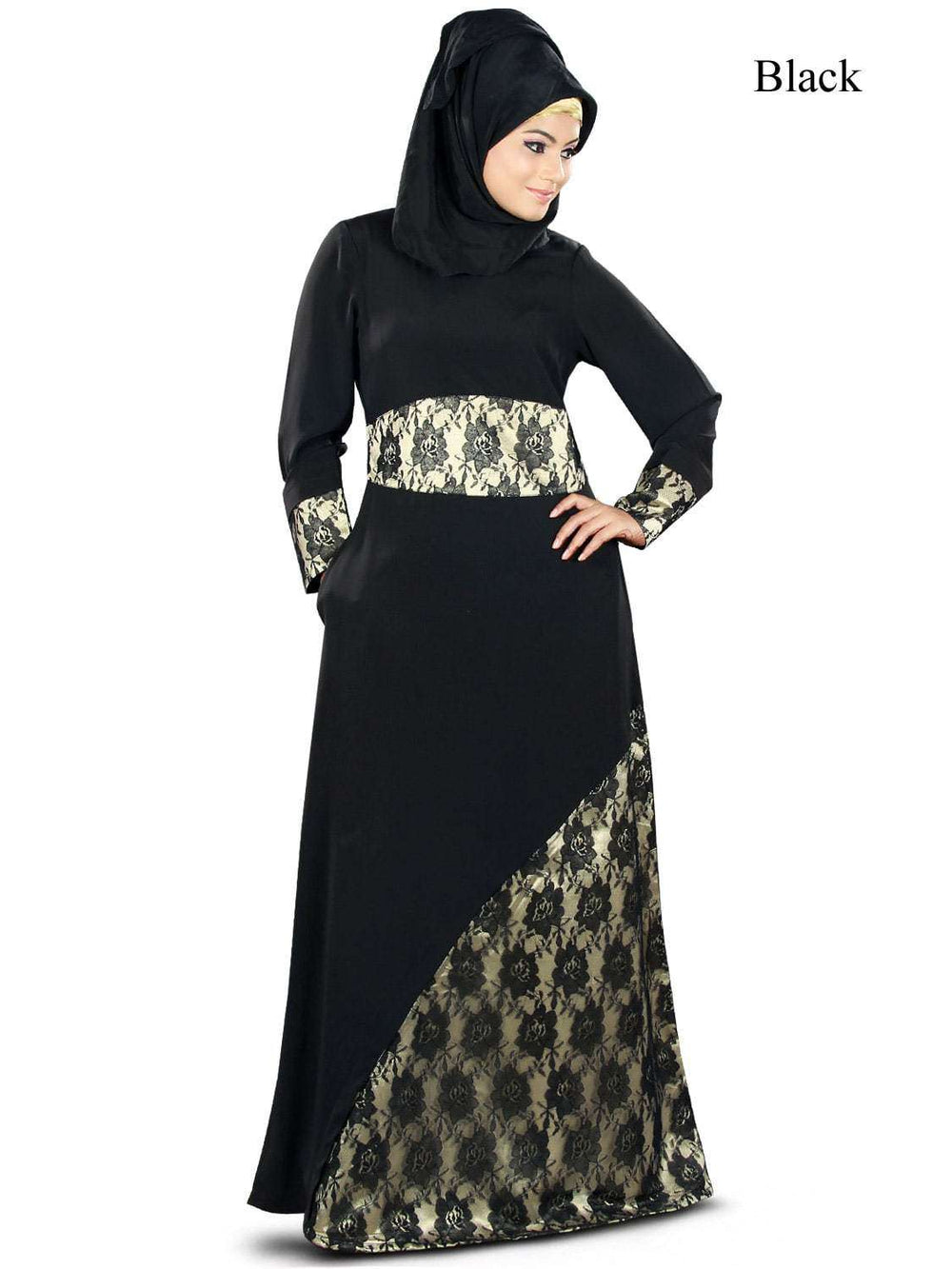 Khalidah Abaya Black