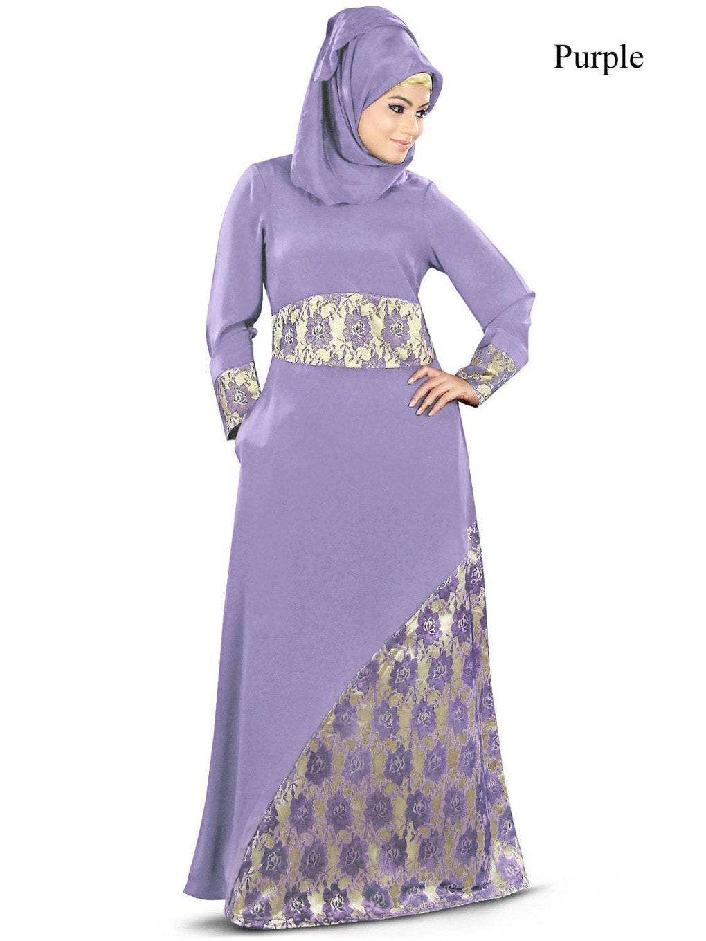Khalidah Abaya Purple