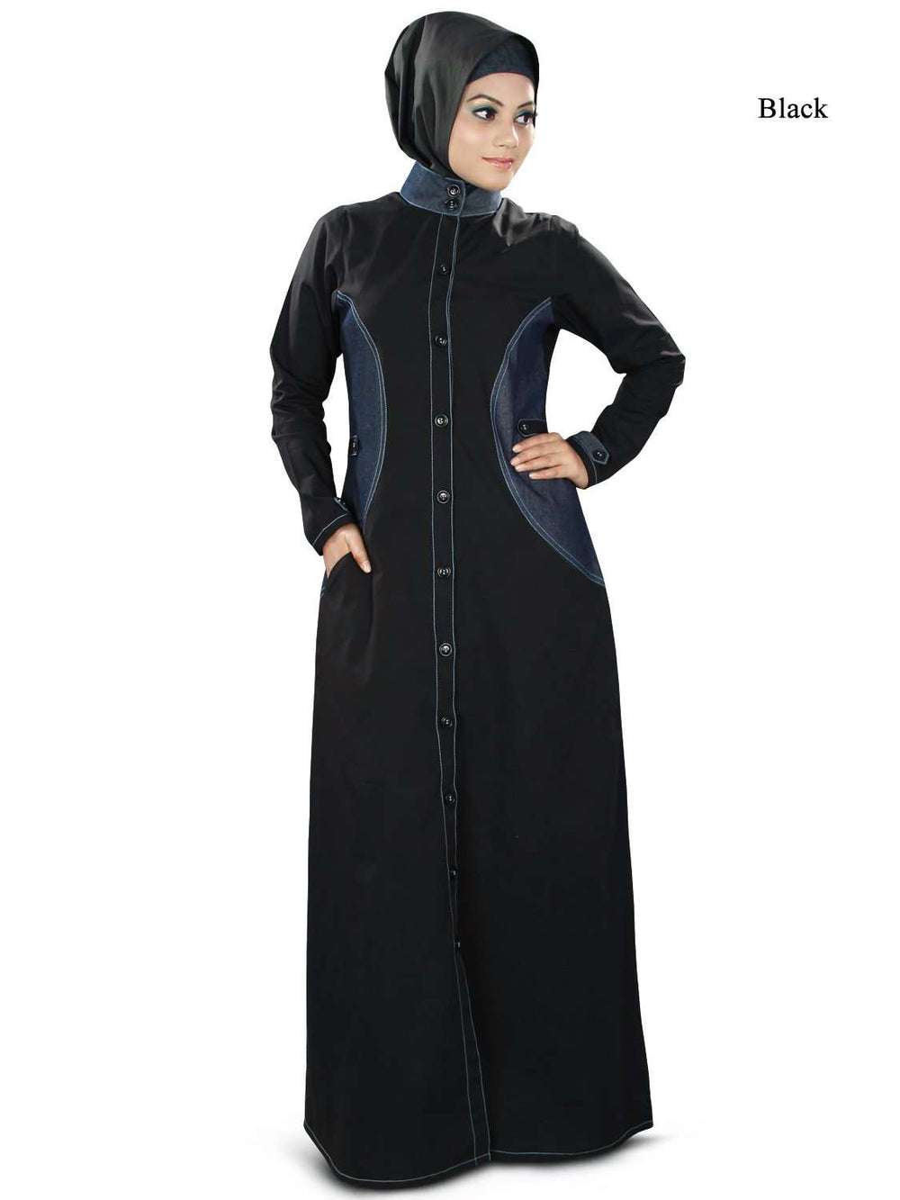 Maahnoor Abaya Black