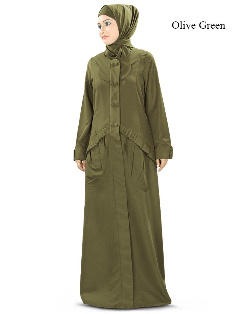 Aairah Abaya Olive Green