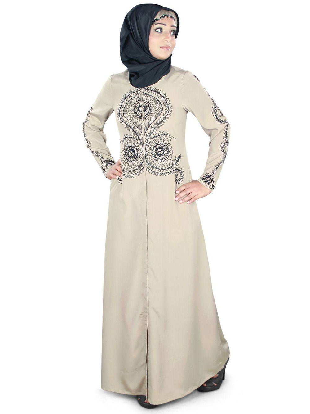 Mahnoor Abaya Front