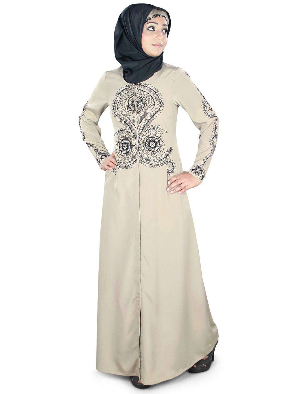 Mahnoor Abaya Front