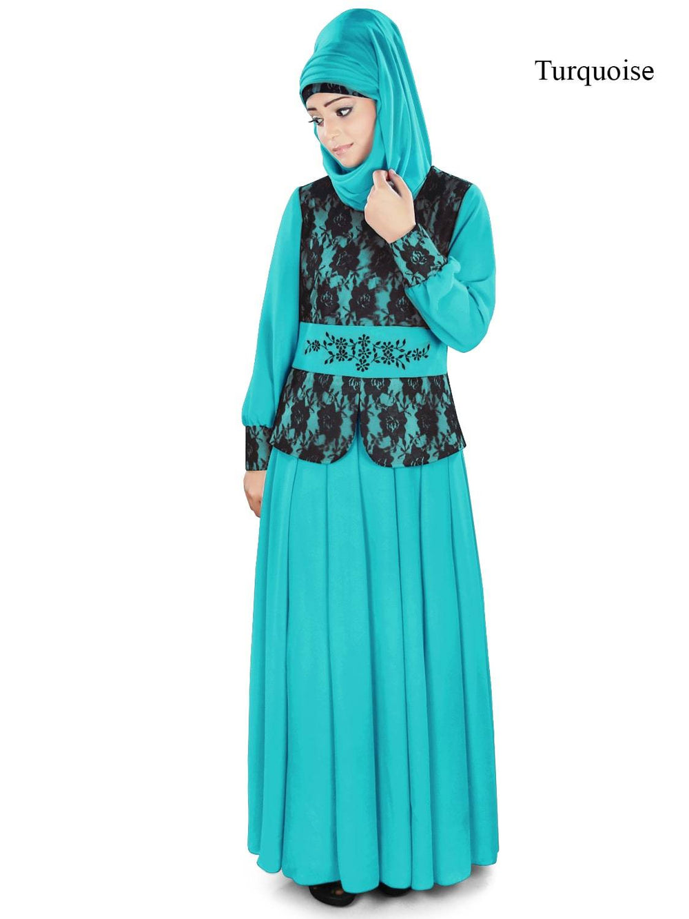 Abda Abaya Turquoise