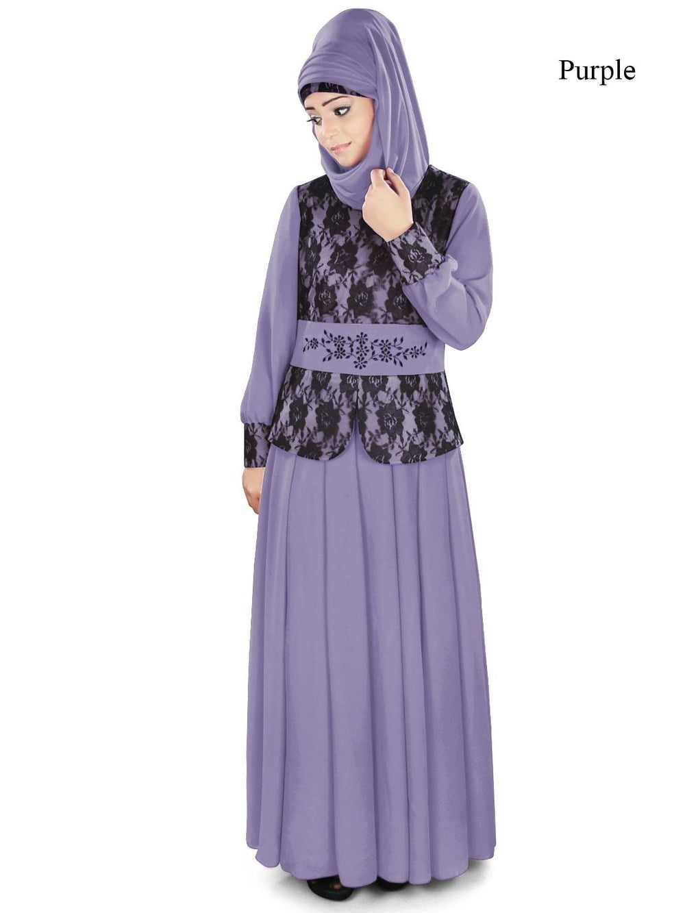 Abda Abaya Purple
