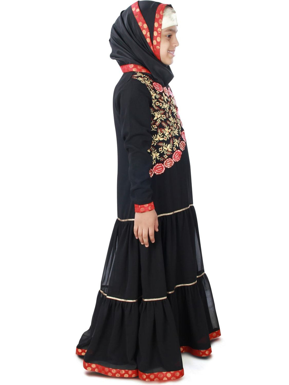 Aamilah Kid's Abaya Side