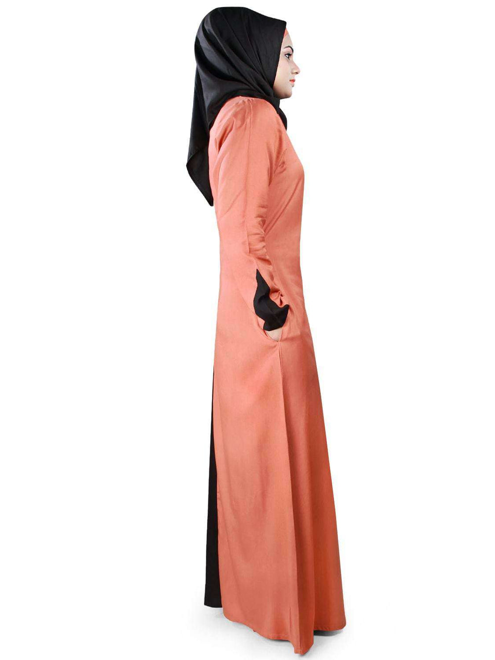 Maliha Rayon Abaya Side