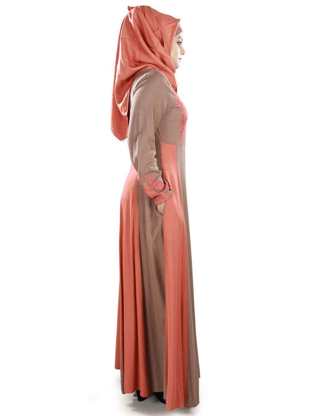 Amani Rayon Abaya Side