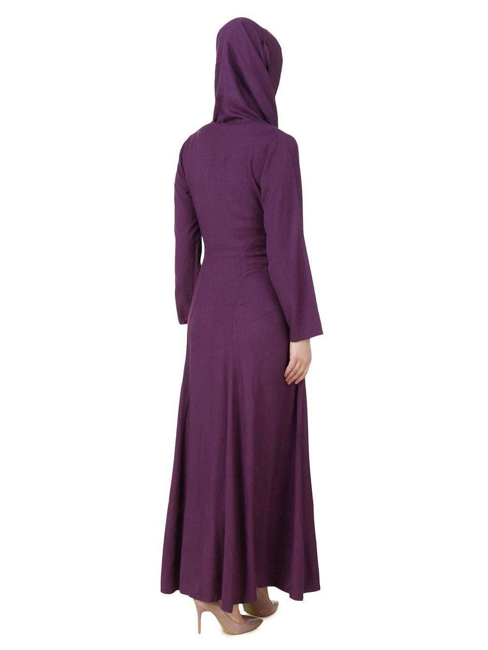 Sireen Rayon Purple Abaya