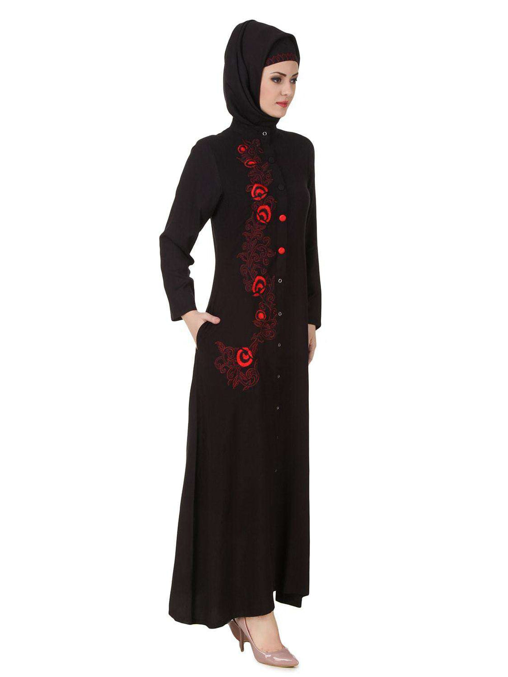 Shaistah Rayon Black Abaya