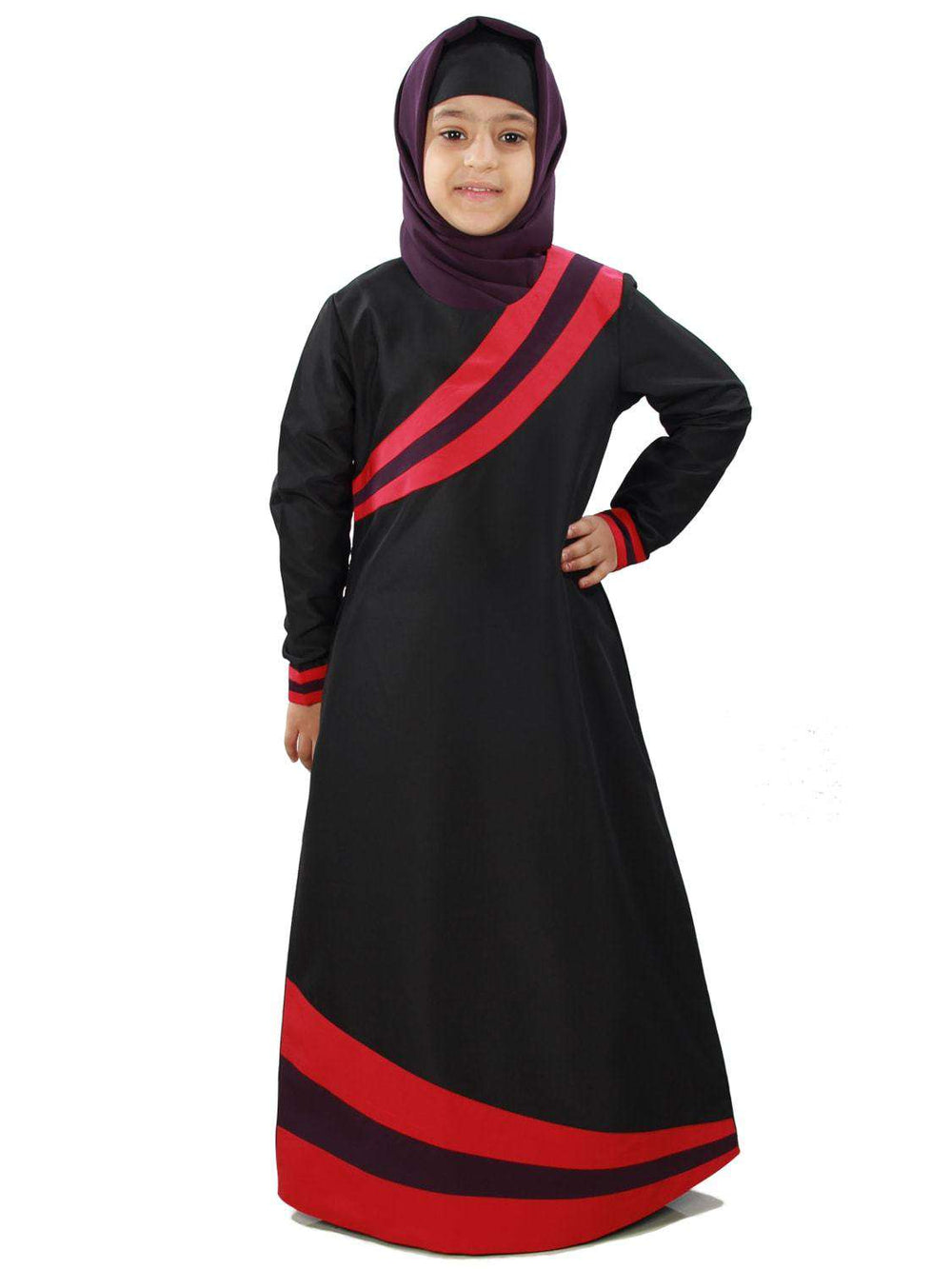 Shimah Black Kid's Abaya