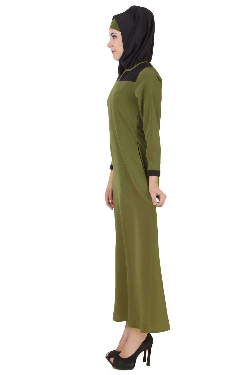 Sonia Henna Crepe Abaya