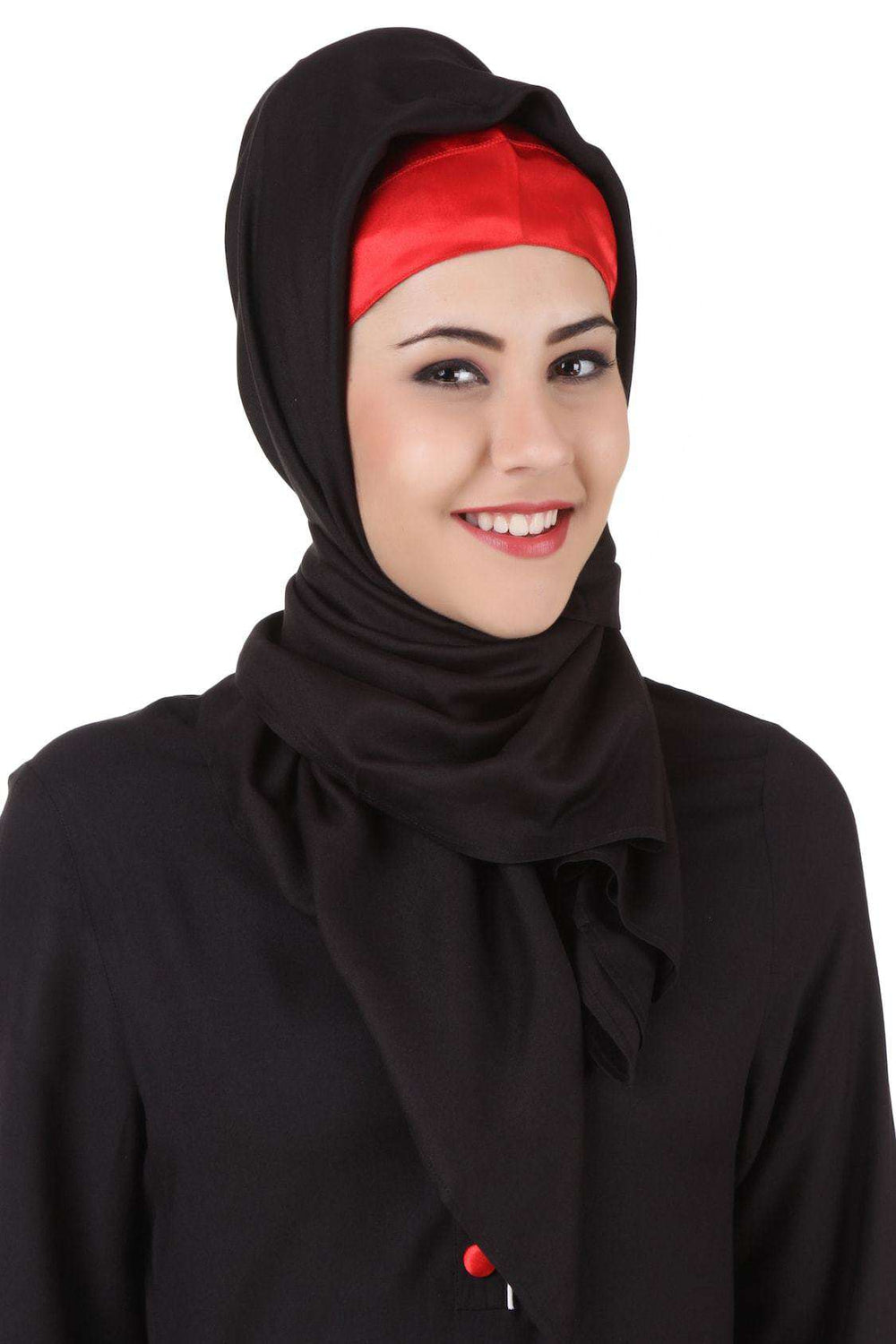 Batrisyia Black Rayon Abaya Hijab