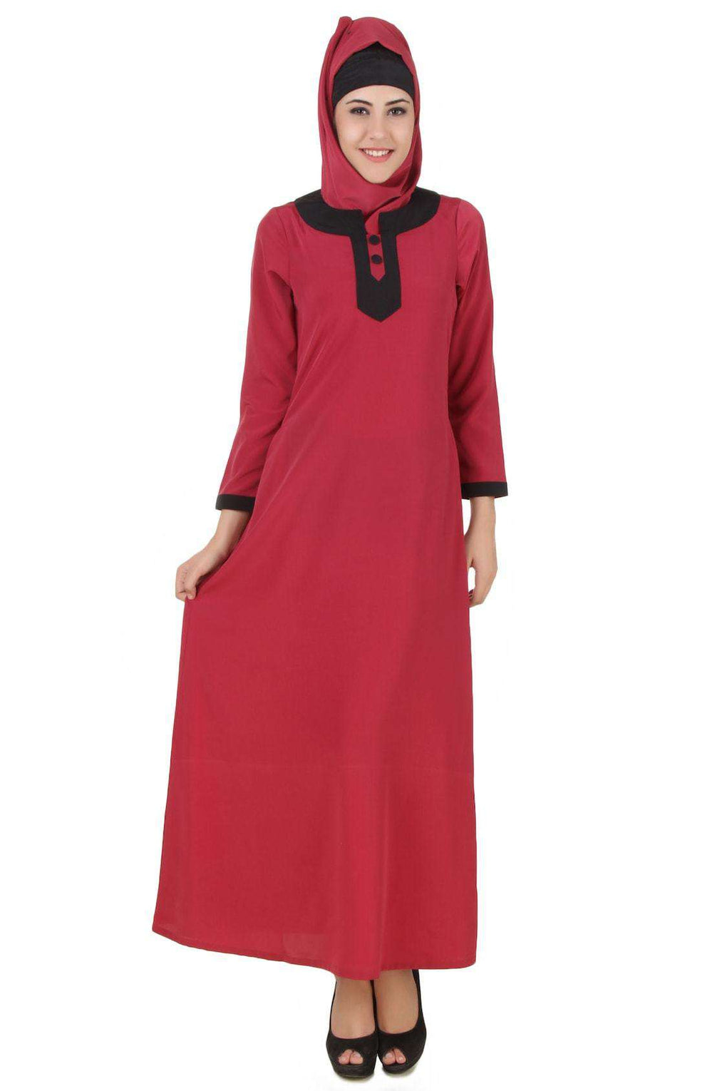 Nagheen Rose Pink Abaya