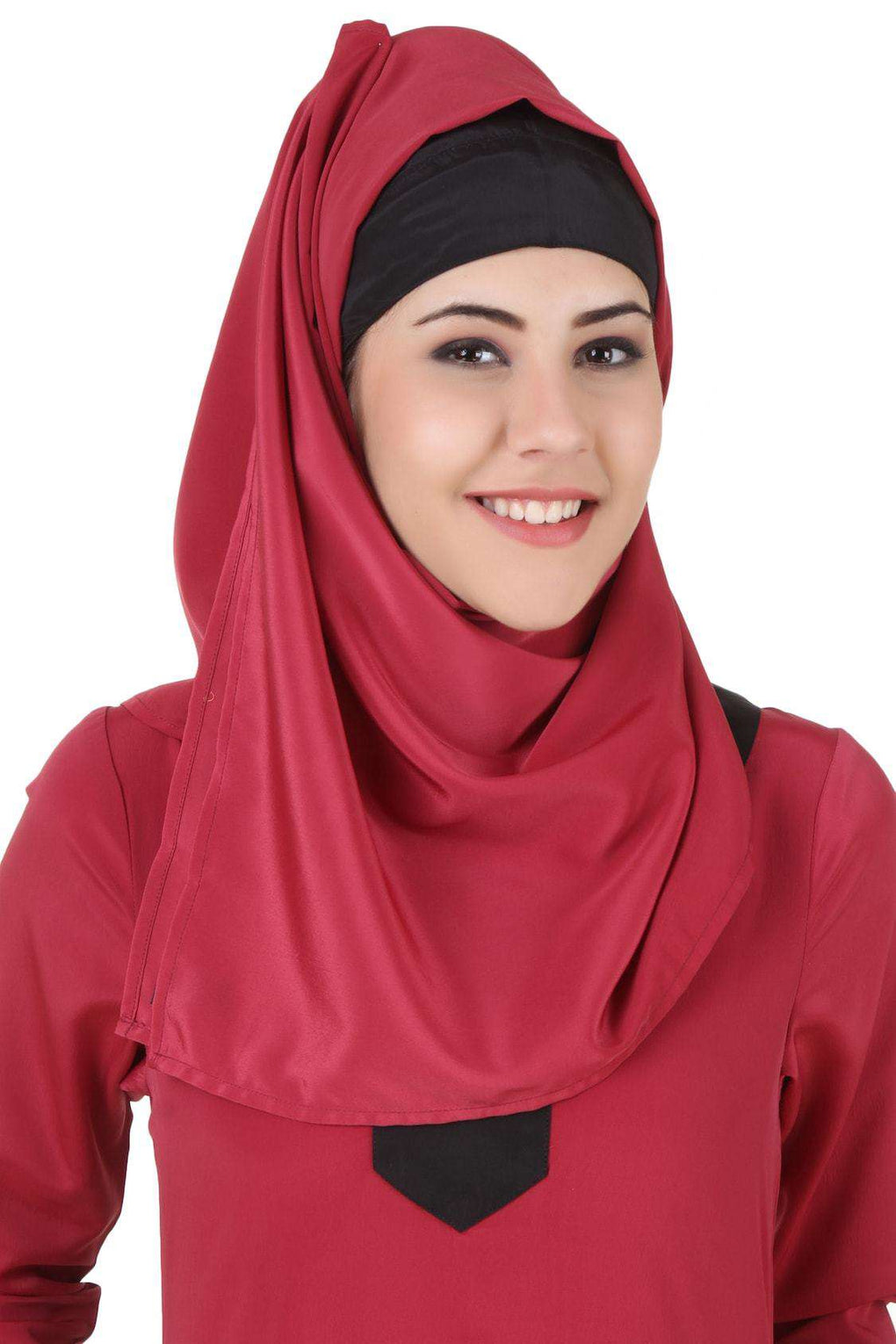 Nagheen Rose Pink Abaya Hijab