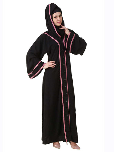 Rumaisa Black Nida Dubai Abaya