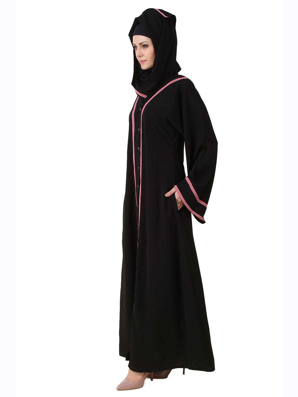 Rumaisa Black Nida Dubai Abaya