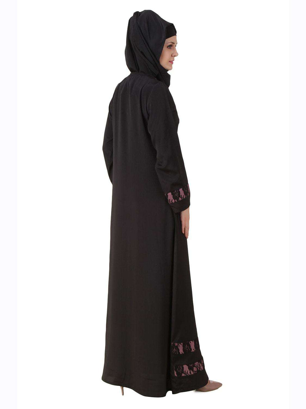 Amala Black Nida Abaya Back